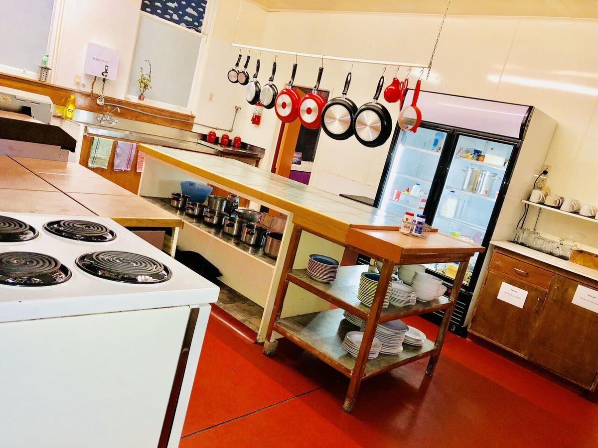 The Duke Hostel Greymouth Exterior photo The kitchen at the International Space Station
